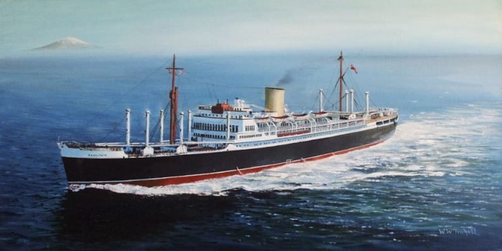 Ss Rangitoto RMS Rangitoto - Captain Bruce Walls